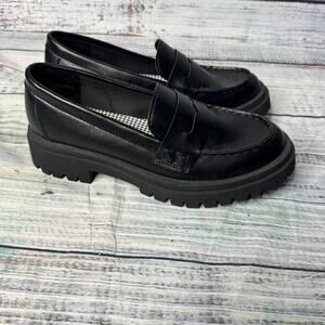 Seychelles Hank Platform Loafers Black NWOT 7.5